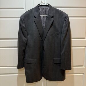 Ralph Lauren Wool‎ Pinstripe Blazer Sport Coat Business Career 48R